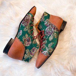 John Fleuvog Henley: Square Toe Lace-Up Boots